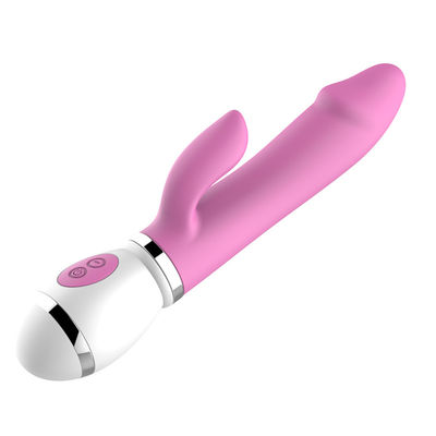 Medis Siliocne Sex Toys AV Vibrating Massager Merangsang Pussy Sex Vibrator untuk Wanita