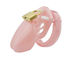 70mm Plastik Chastity O Ring Vibrator Mainan Alternatif Daging Hitam Transparan