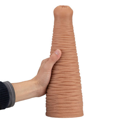 100mm * 295mm Buatan Ayam Gajah Hidung Dildo Pijat Prostat Mainan Seks