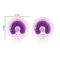 Purple Bullet Egg Vibrator Pijat Pembesar Payudara Silikon untuk Wanita