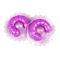 Purple Bullet Egg Vibrator Pijat Pembesar Payudara Silikon untuk Wanita