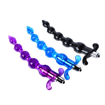 TPE Beads Anal Sex Toys Vibrator Pijat Prostat Lembut 1 Getaran Kecepatan