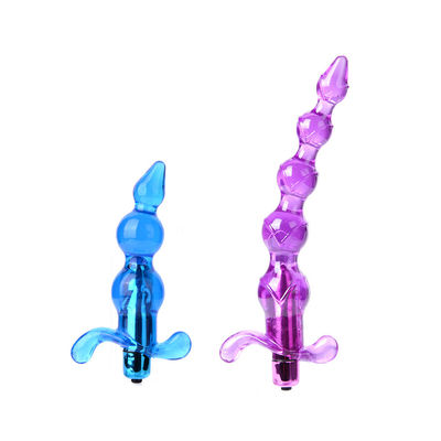 TPE Beads Anal Sex Toys Vibrator Pijat Prostat Lembut 1 Getaran Kecepatan