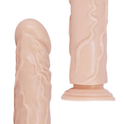 15 Inch Manusia Hidup Fleksibel Tebal Realistis Rakasa Besar Dildo Dengan Cangkir Hisap Yang Kuat