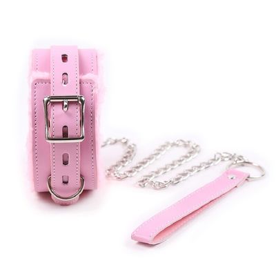 BK-32 CE RoHS Kit Seks Dewasa BDSM Mainan Seks Ungu Kulit PU Untuk Permainan Seks Pasangan
