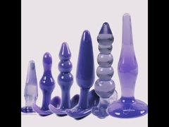 Butt Plug, Anal Plug, 6 pcs untuk Pria & Wanita, Manik-manik Anal, Mainan Stimulor Prostat, Mainan Anal, Mainan Seks Anal, Set Sumbat Silikon Butt, Sumbat Anal, Mainan Seks, Mainan Dewasa, Mainan untuk Kenikmatan Seks Wanita